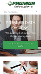Mobile Screenshot of premierdatasystems.com